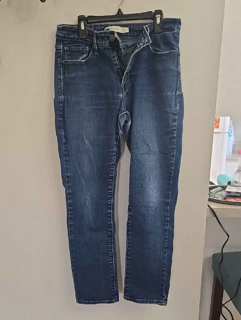Levi's Women's Mid-Rise Skinny Jeans in Dark Blue Wash 30W 30L
